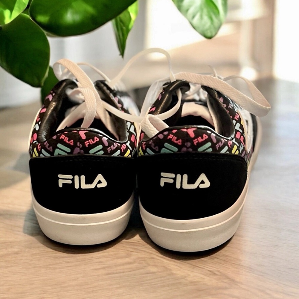 Fila Boarder FX1 Sneakers Size 9 Black Suede Canvas Skate Shoes NIB - Picture 4 of 6